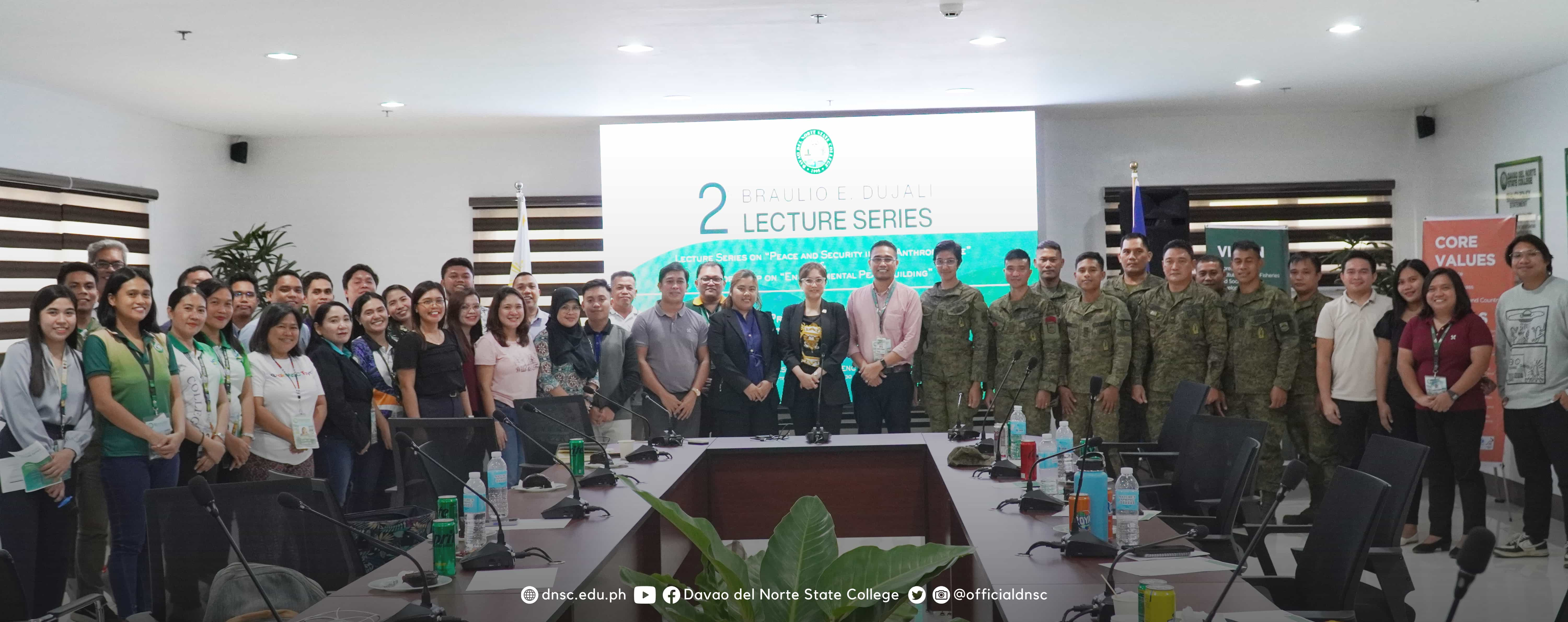 Participants of the 2nd Braulio E. Dujali Lecture Series. Photo by Randy Magayon, DNSC PIO.